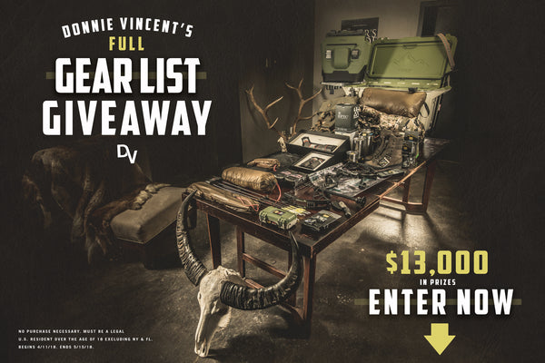 Donnie Vincent's "Gear List" Giveaway